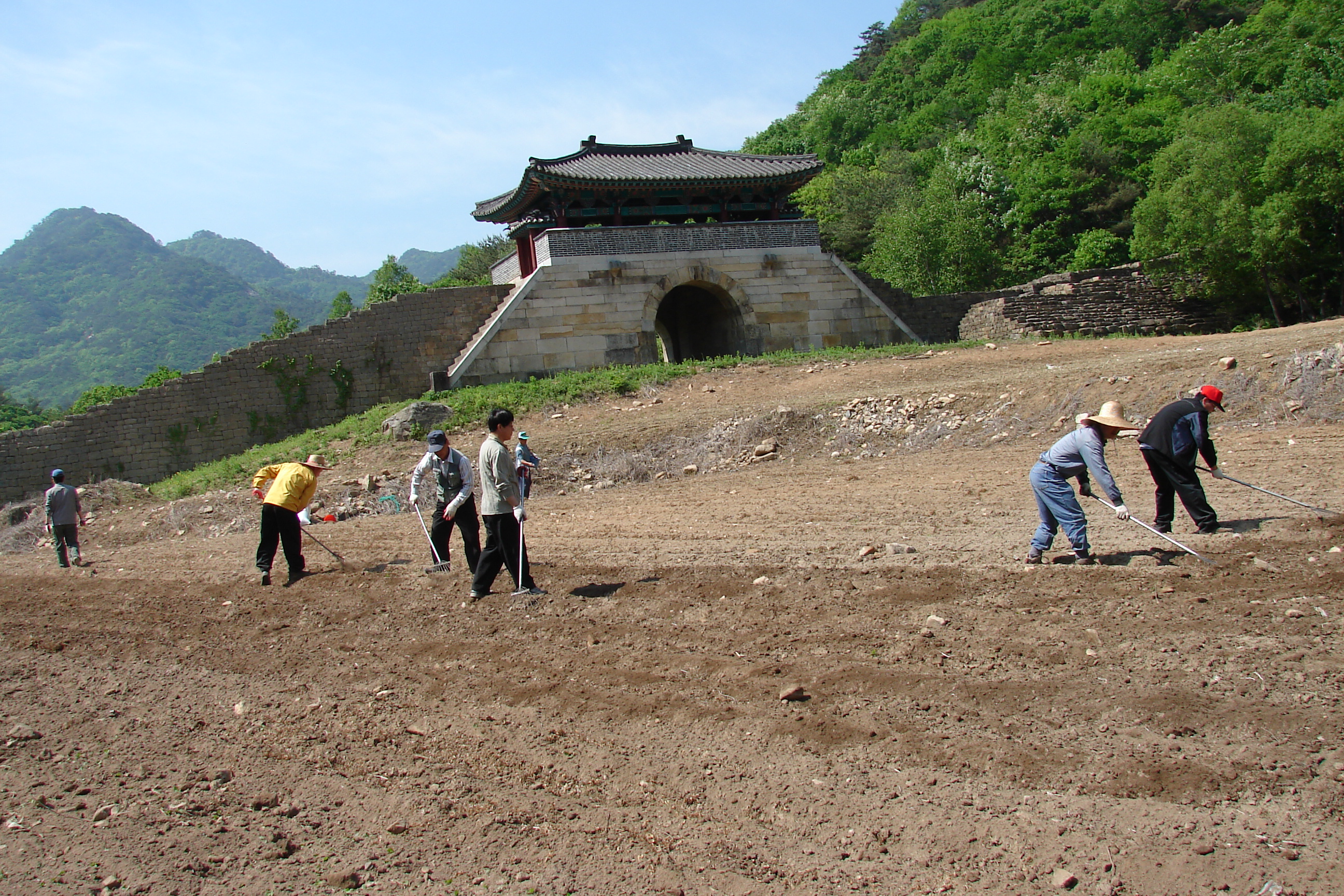 2010제천한방바이오엑스포 대비 꽃밭 조성 이미지